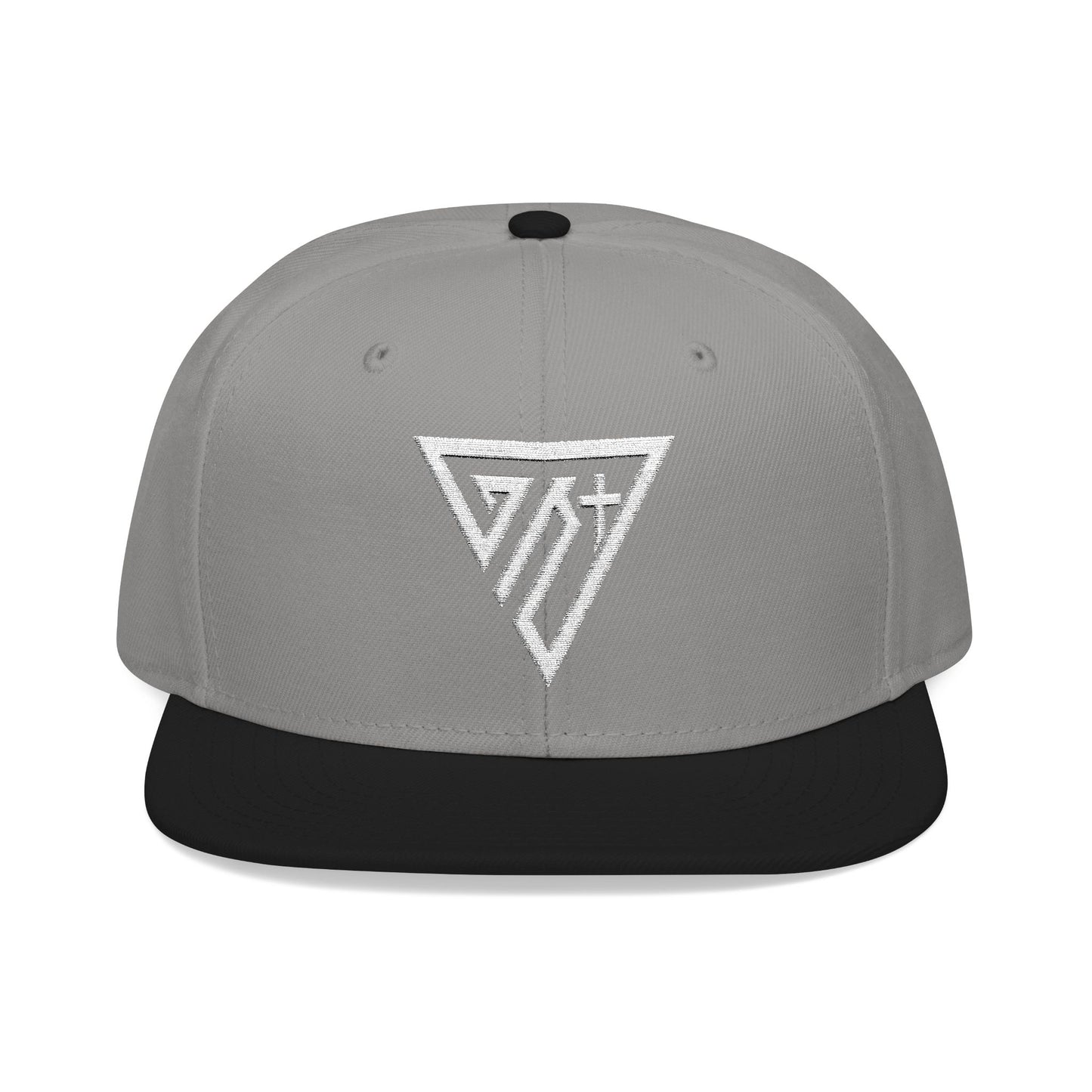 Embroidered Emblem Snapback Hat