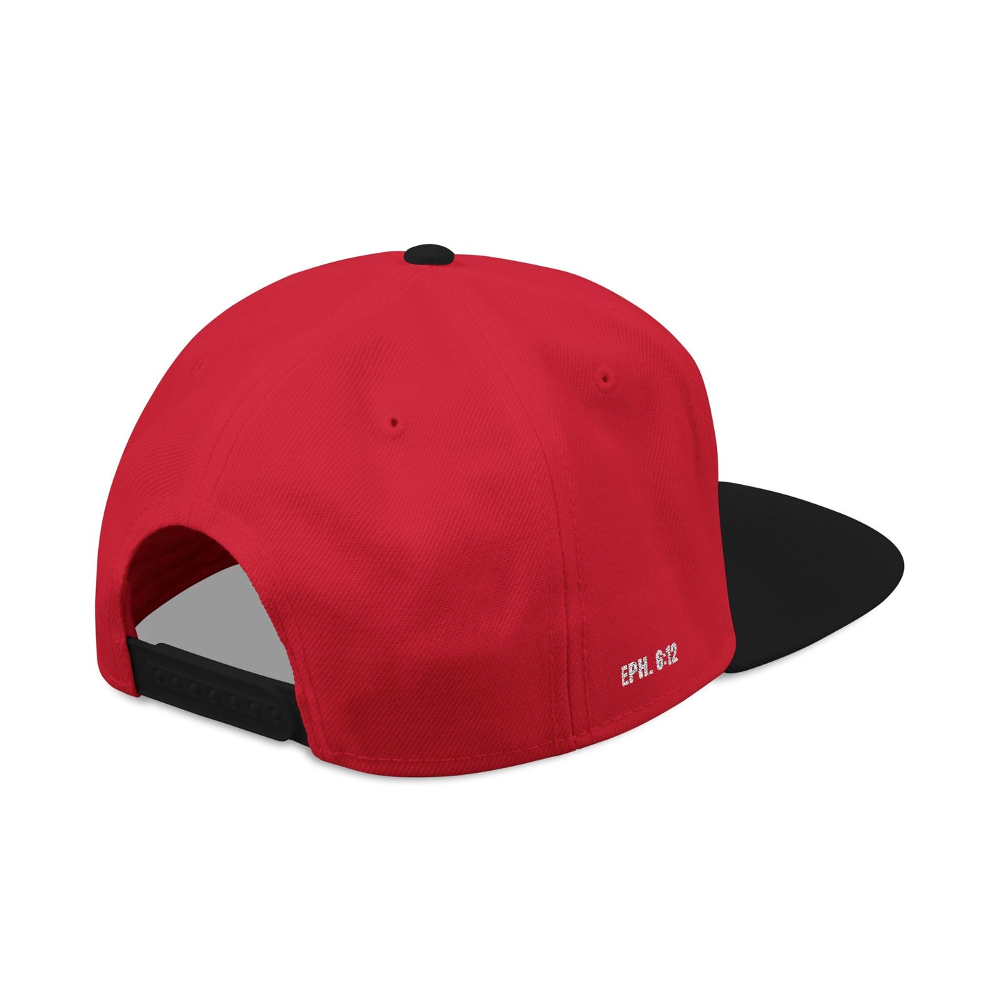 Embroidered Emblem Snapback Hat