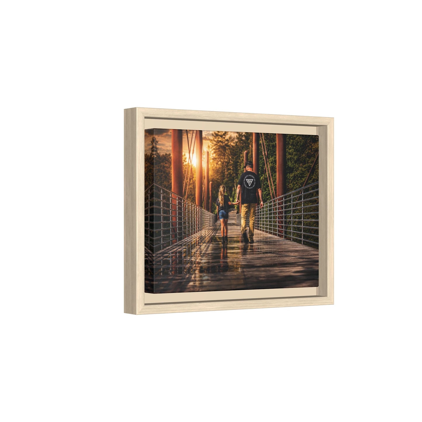 Framed Matte Canvas Print — "The Best Memories Aren't Planned" Wall Art