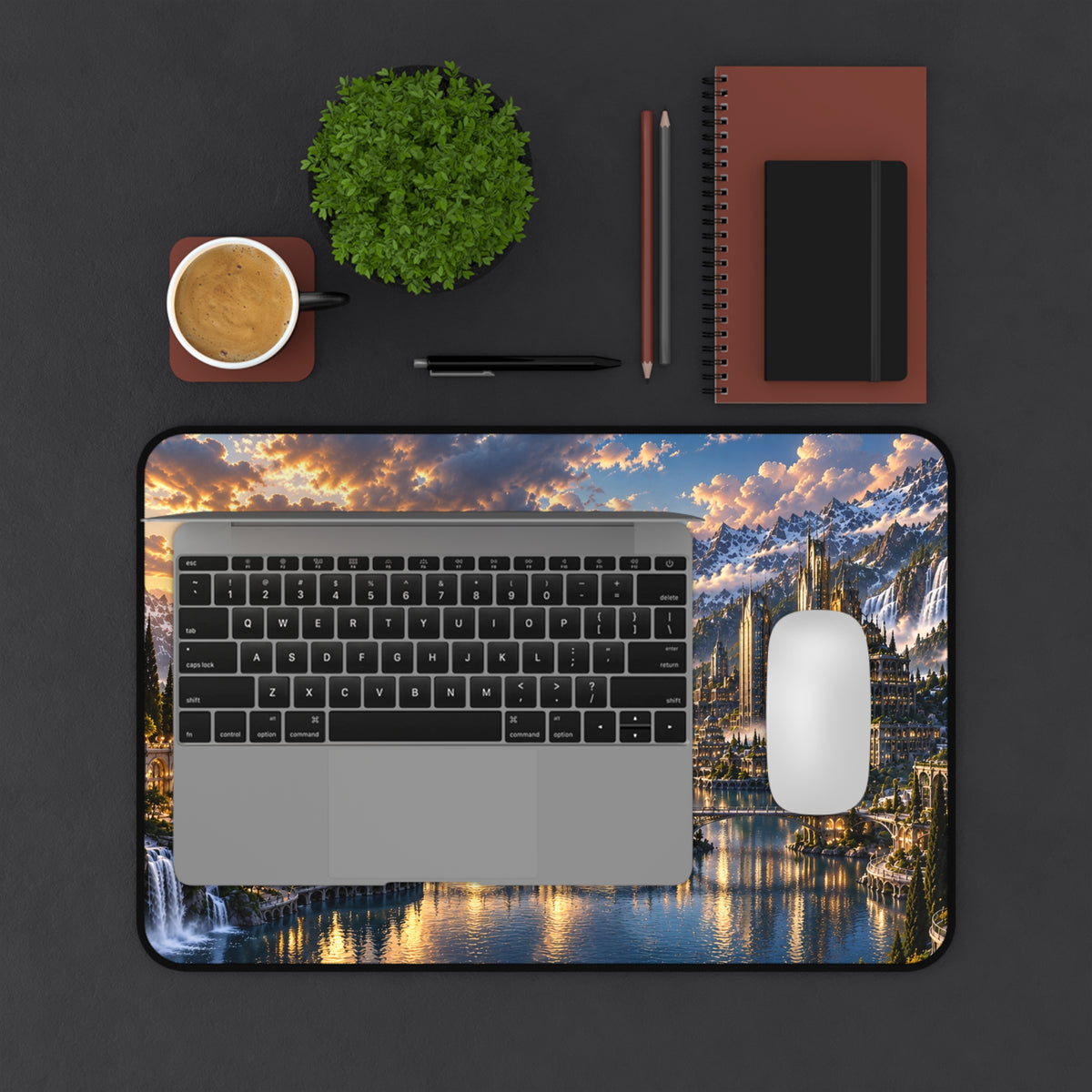 LUMIÈRE SUNSET CITY DESK MAT
