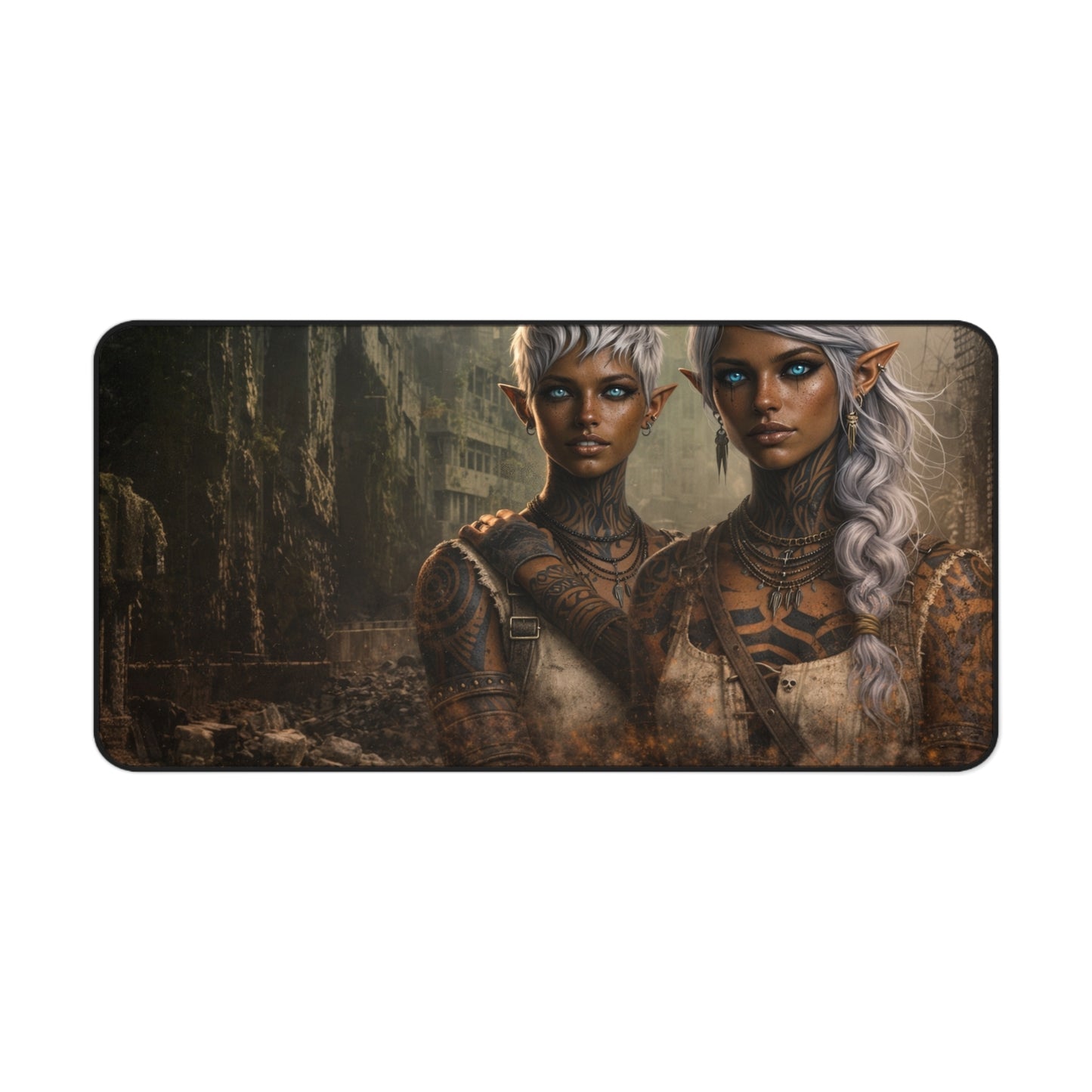 Fantasy Desk Mat I Genesis Collection I Arcane Sisters Mora & Nadaya