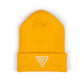 Triangle Emblem Cuffed Beanie