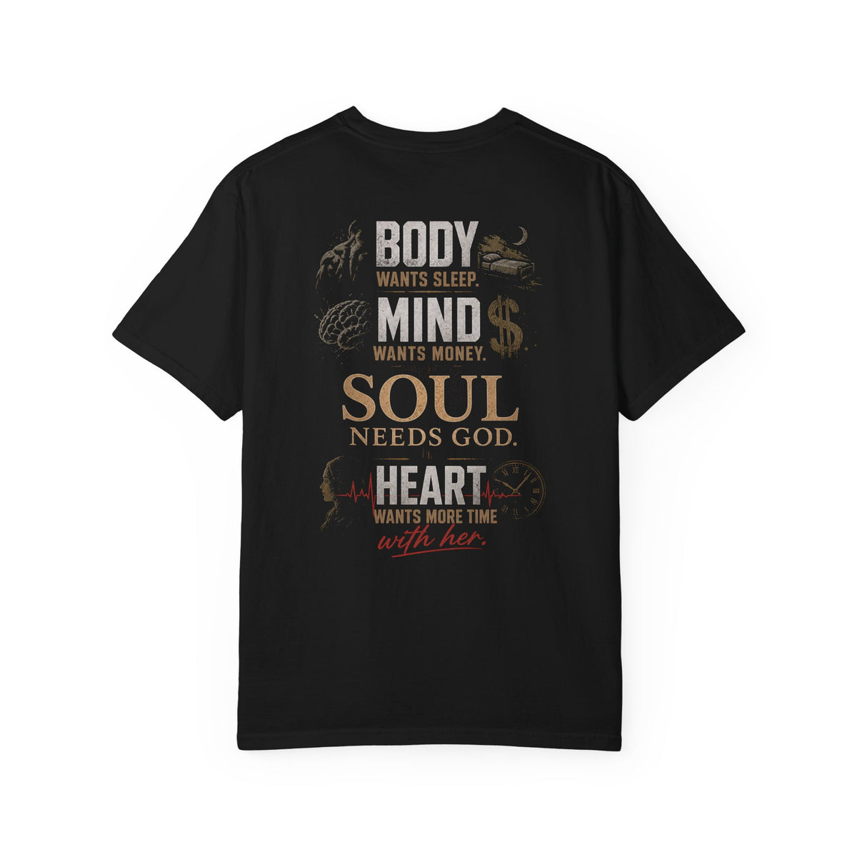 Battle Tee: Body. Mind. Soul. Heart.