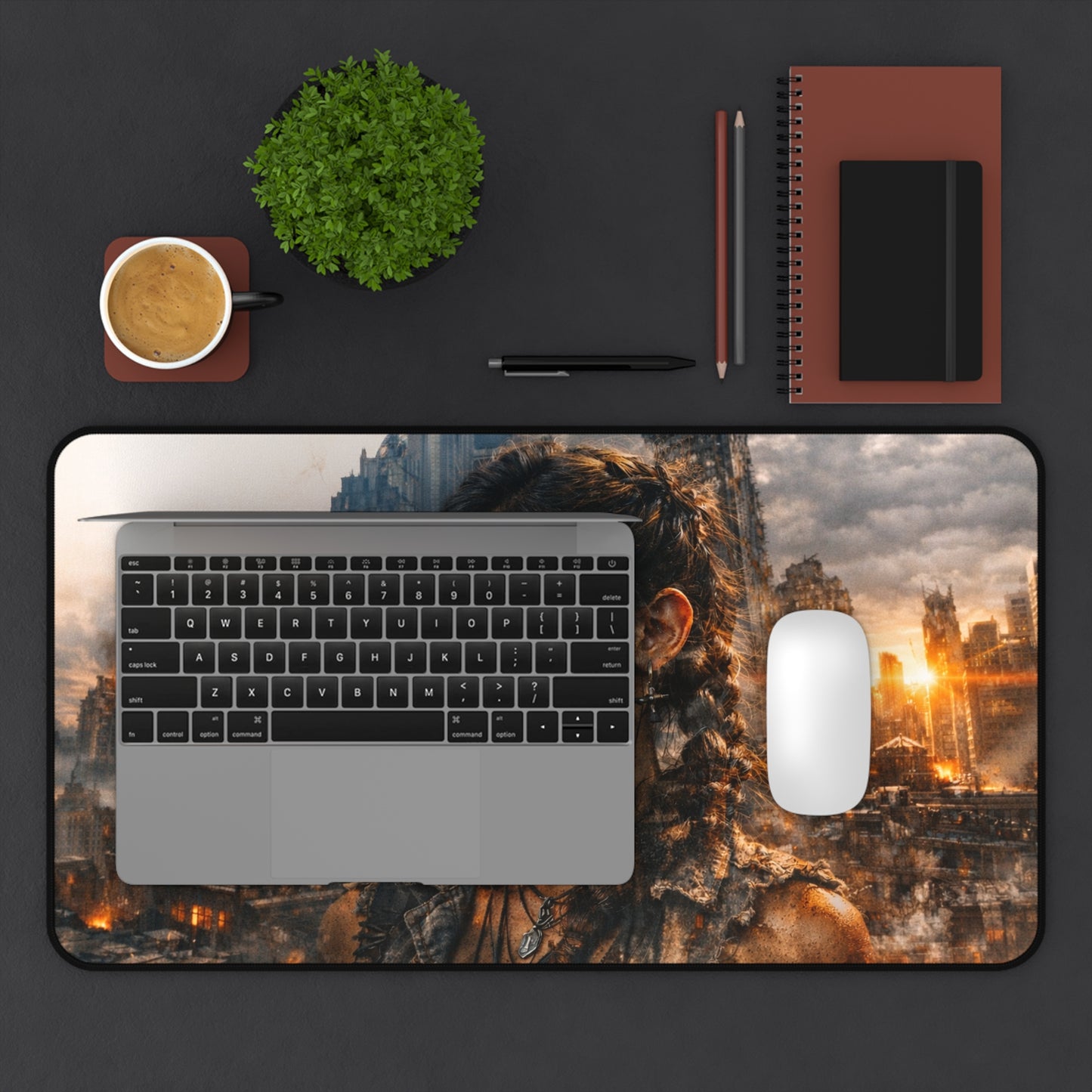 Fantasy Desk Mat I Genesis Collection I Azaryah Arcane Warrior