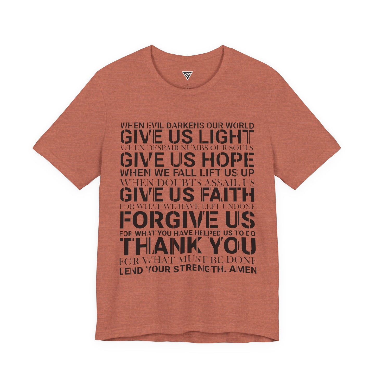Genesis Prayer T-Shirt I Genesis Collection I Minimal Faith Shirt