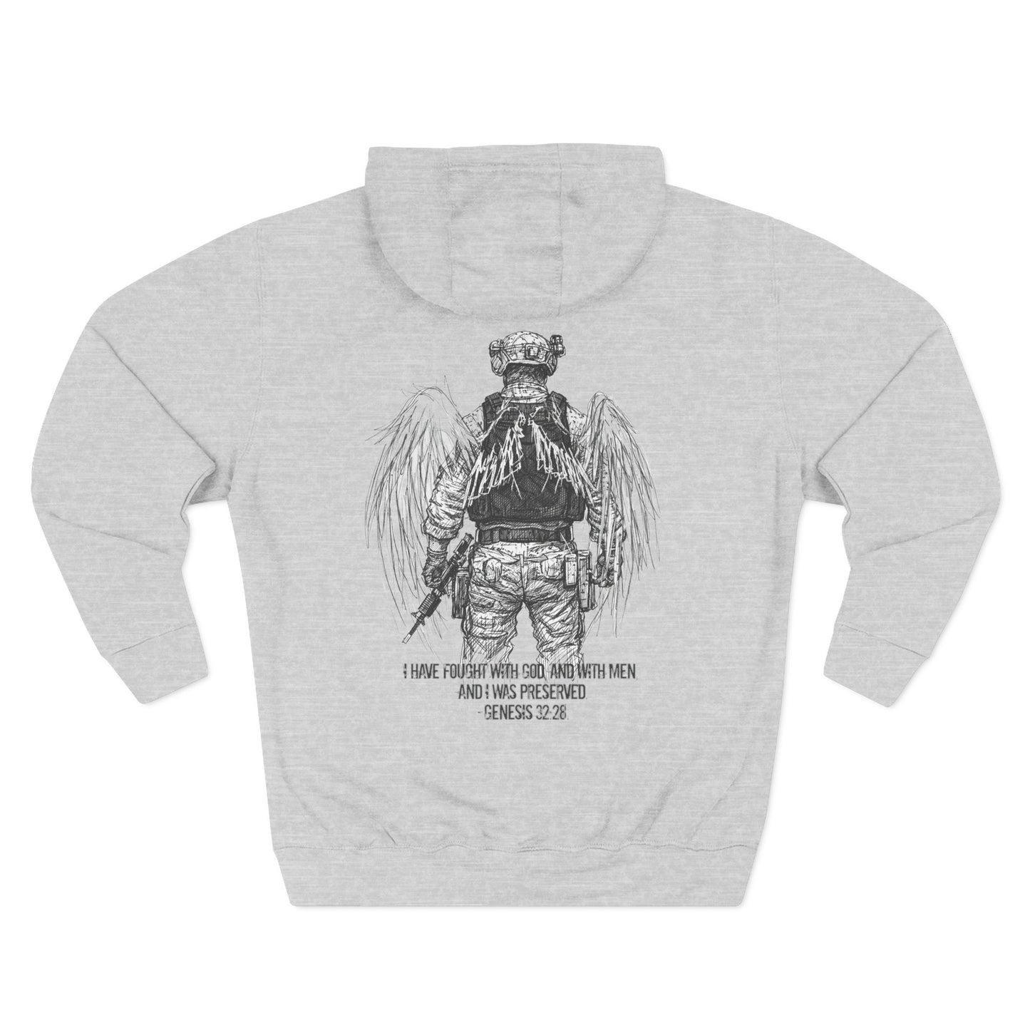 Christian Faith Hoodie I Spiritual Warfare Fleece I Unseen Collection