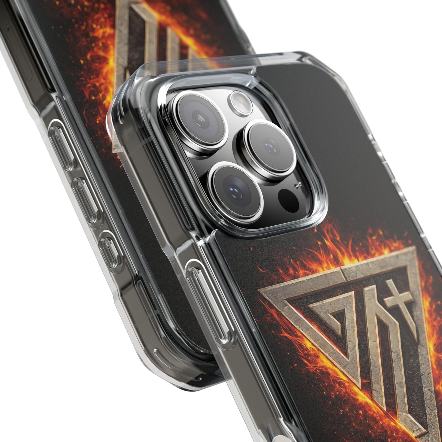 Clear Magnetic Phone Case I Ephesians 6:12