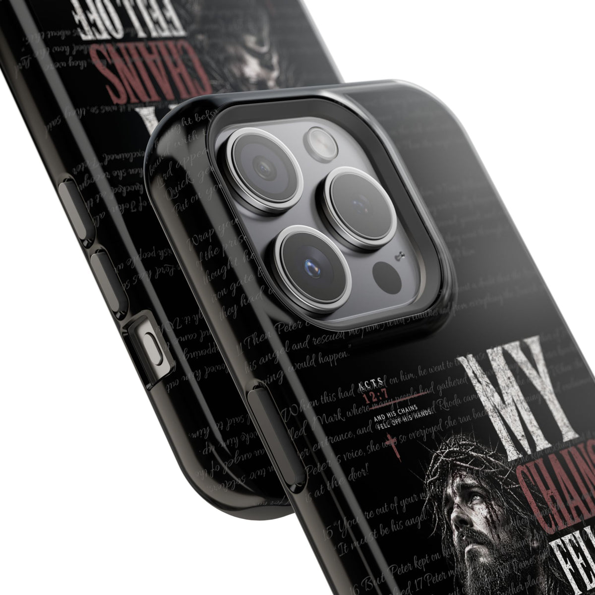 MAGNETIC TOUGH PHONE CASE, ACTS 12:7