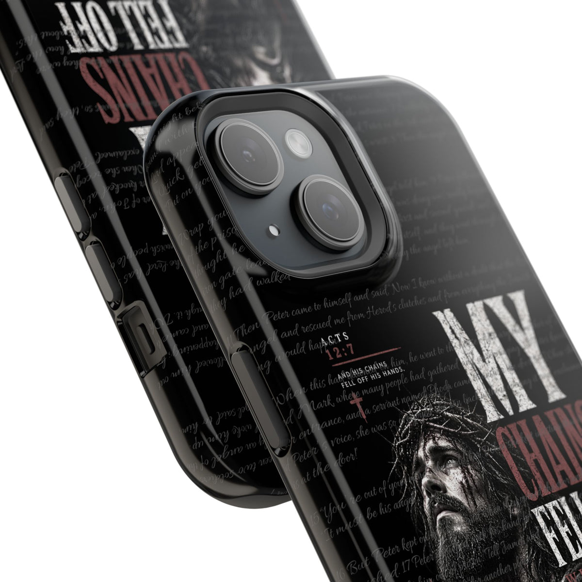 MAGNETIC TOUGH PHONE CASE, ACTS 12:7