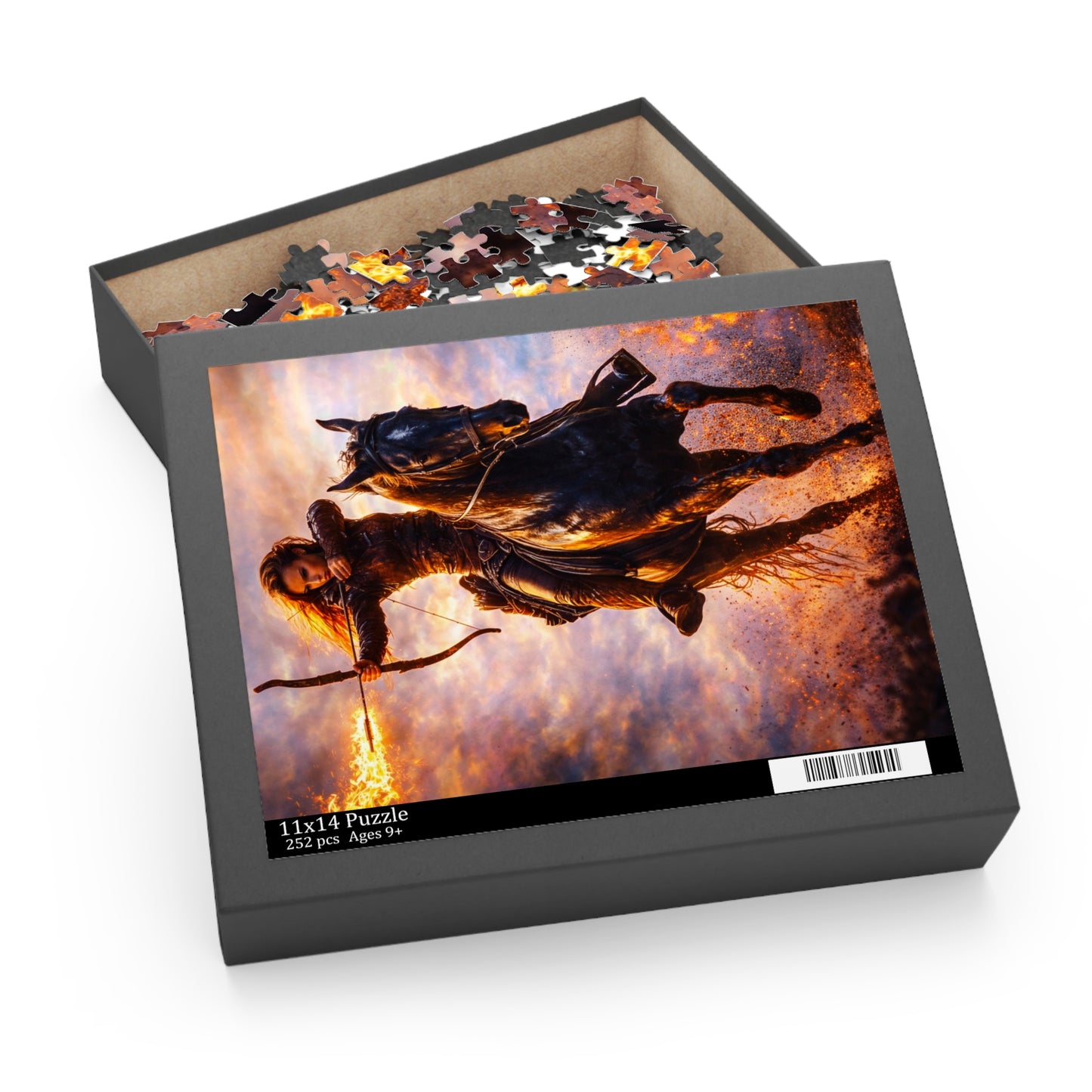 Flame Rider Fantasy Art Jigsaw Puzzle