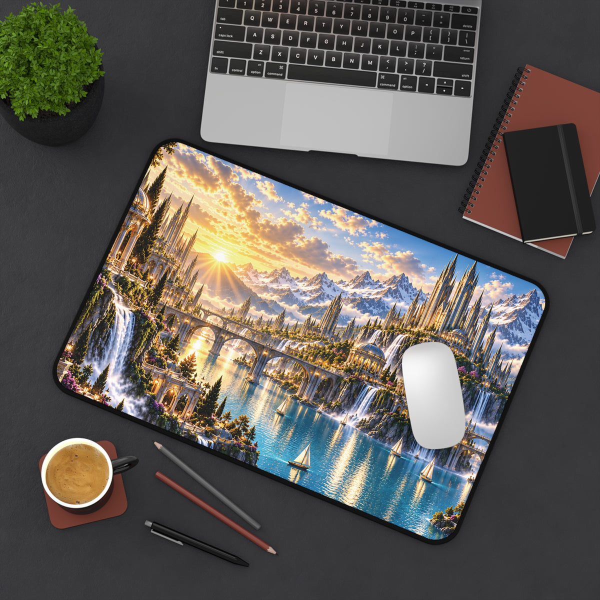 LUMIÈRE SUNRISE CITY DESK MAT