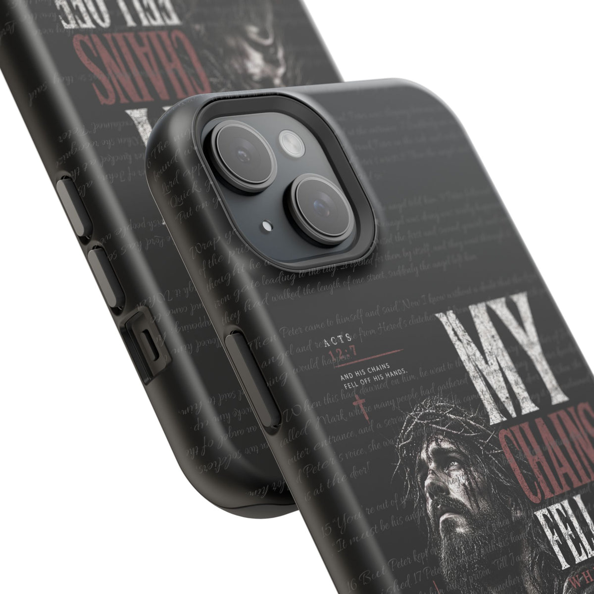 MAGNETIC TOUGH PHONE CASE, ACTS 12:7
