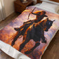 Flame Archer Velveteen Plush Blanket