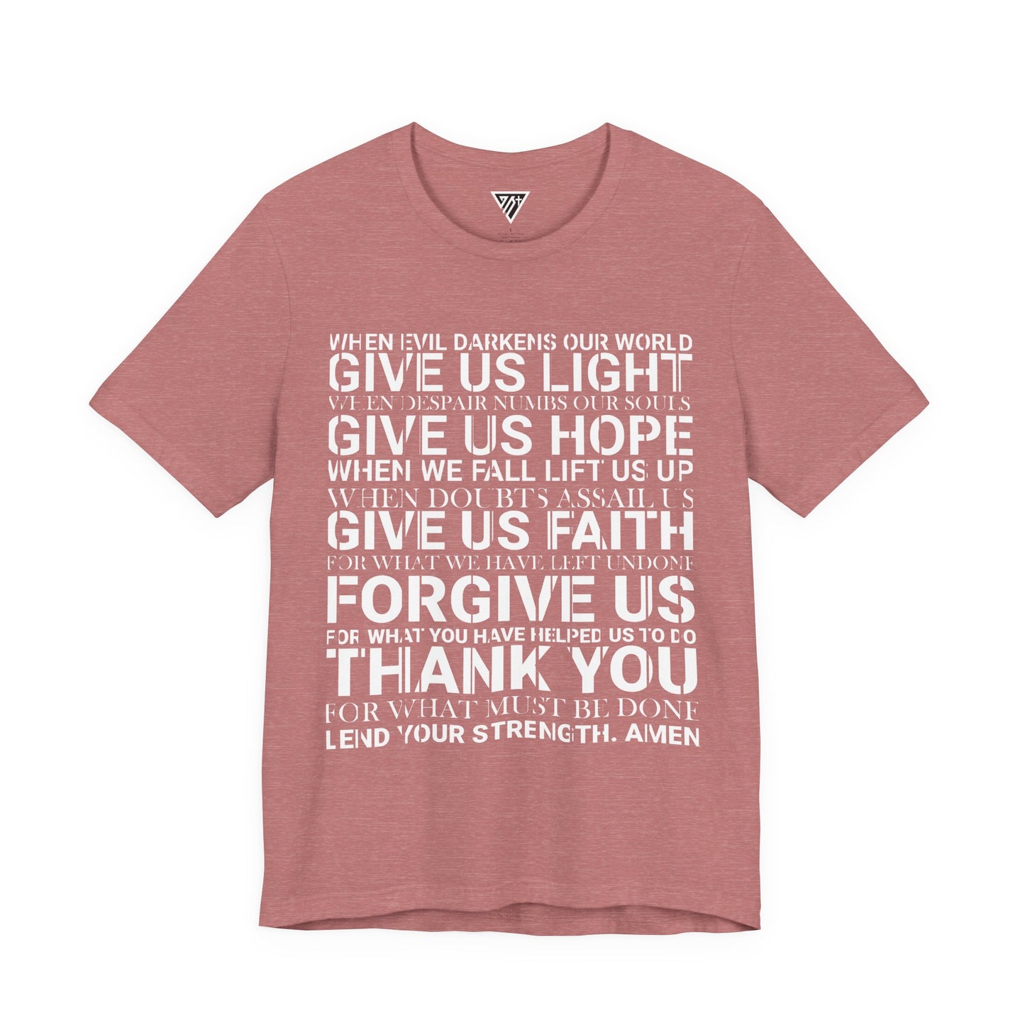 Genesis Prayer T-Shirt I Faith Text Tee I Genesis Collection