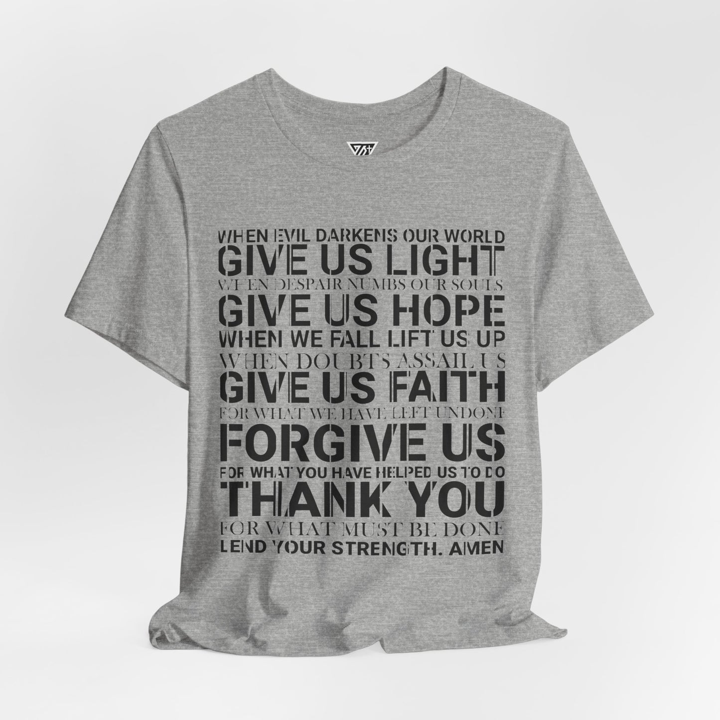 Genesis Prayer T-Shirt I Genesis Collection I Minimal Faith Shirt