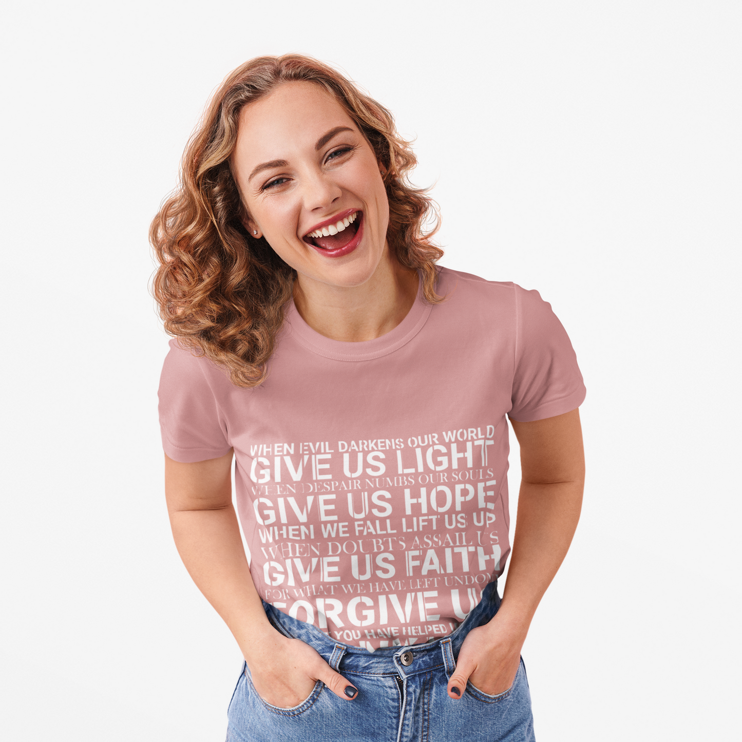 Genesis Prayer T-Shirt I Faith Text Tee I Genesis Collection