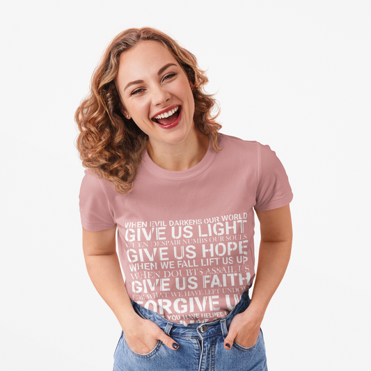 Genesis Prayer T-Shirt I Faith Text Tee I Genesis Collection