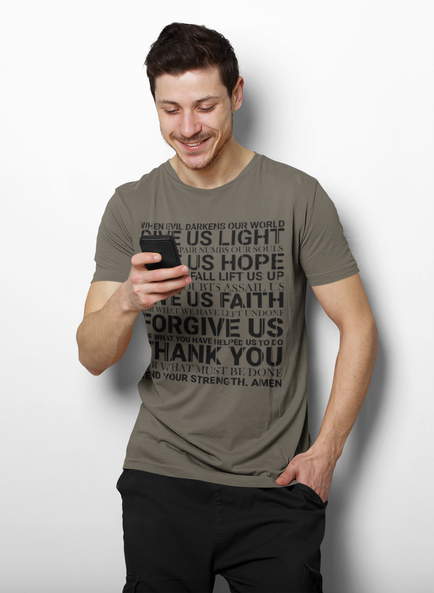 Genesis Prayer T-Shirt I Genesis Collection I Minimal Faith Shirt