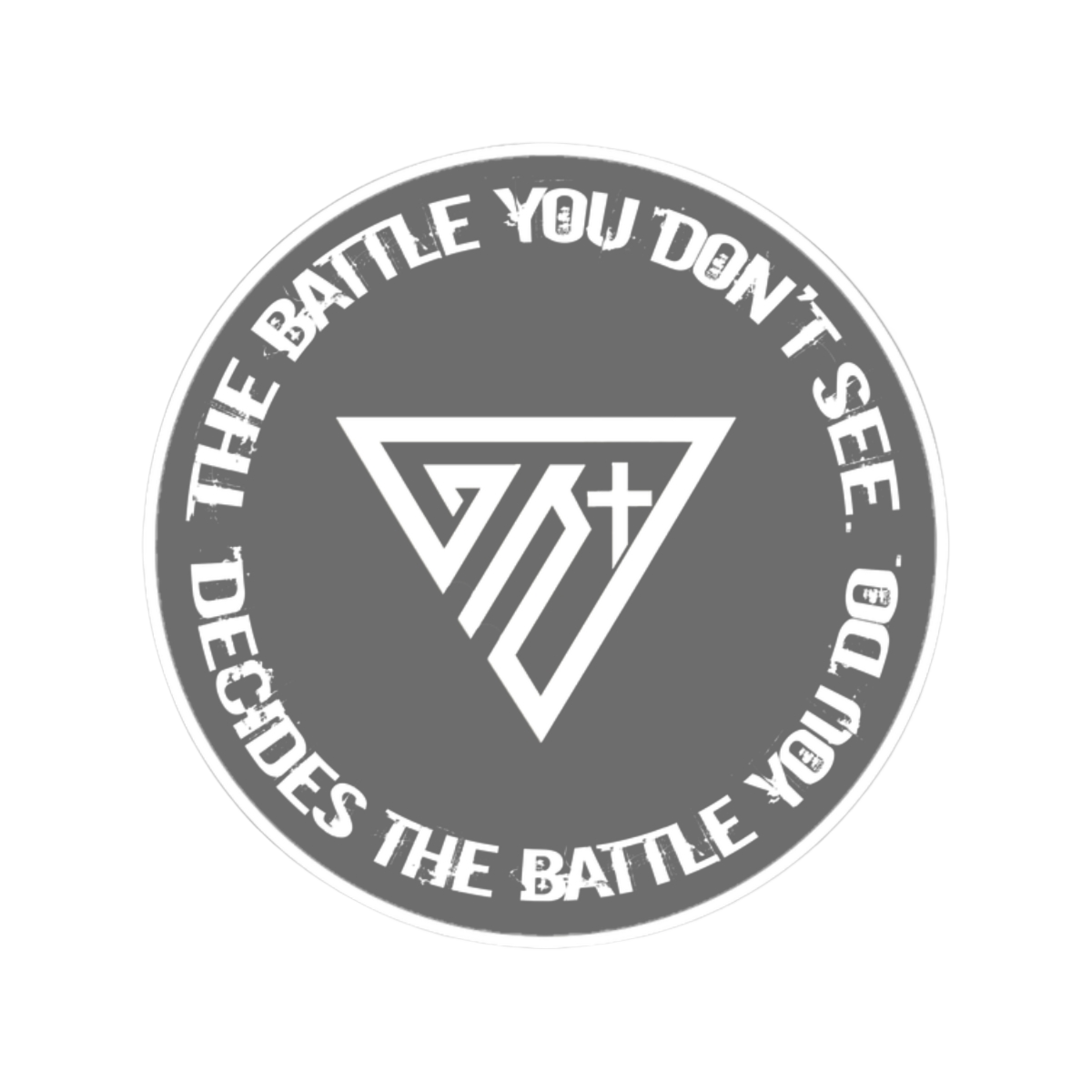 Unseen Battle: Vinyl Sticker