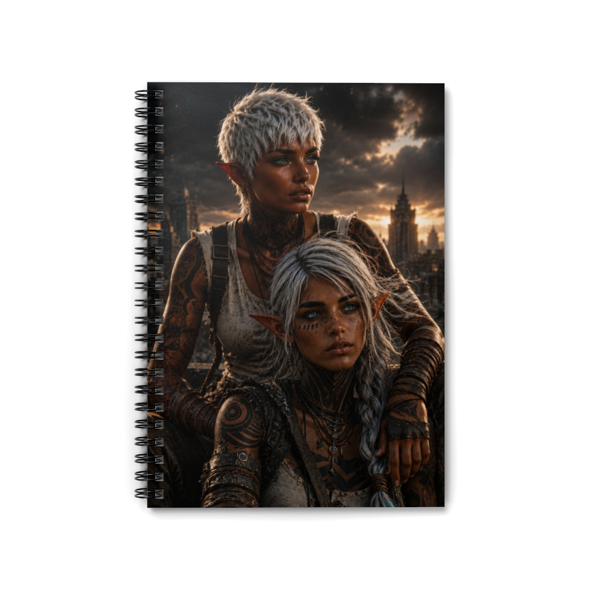 Character Spiral Notebook (6" x 8")