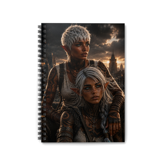 Character Spiral Notebook (6" x 8")