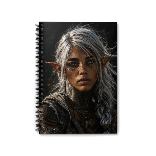 Character Spiral Notebook (6" x 8")