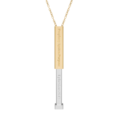 Hidden Message Necklace: Ephesians 6:12