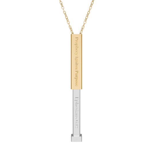 Hidden Message Necklace: Ephesians 6:12