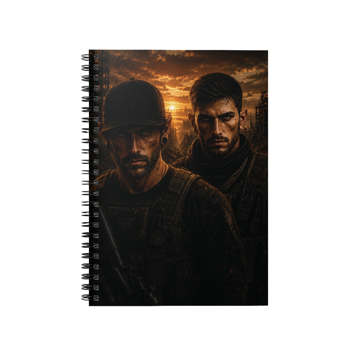 Character Spiral Notebook (6" x 8")