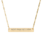 BAR NECKLACE I PSALM 144:1