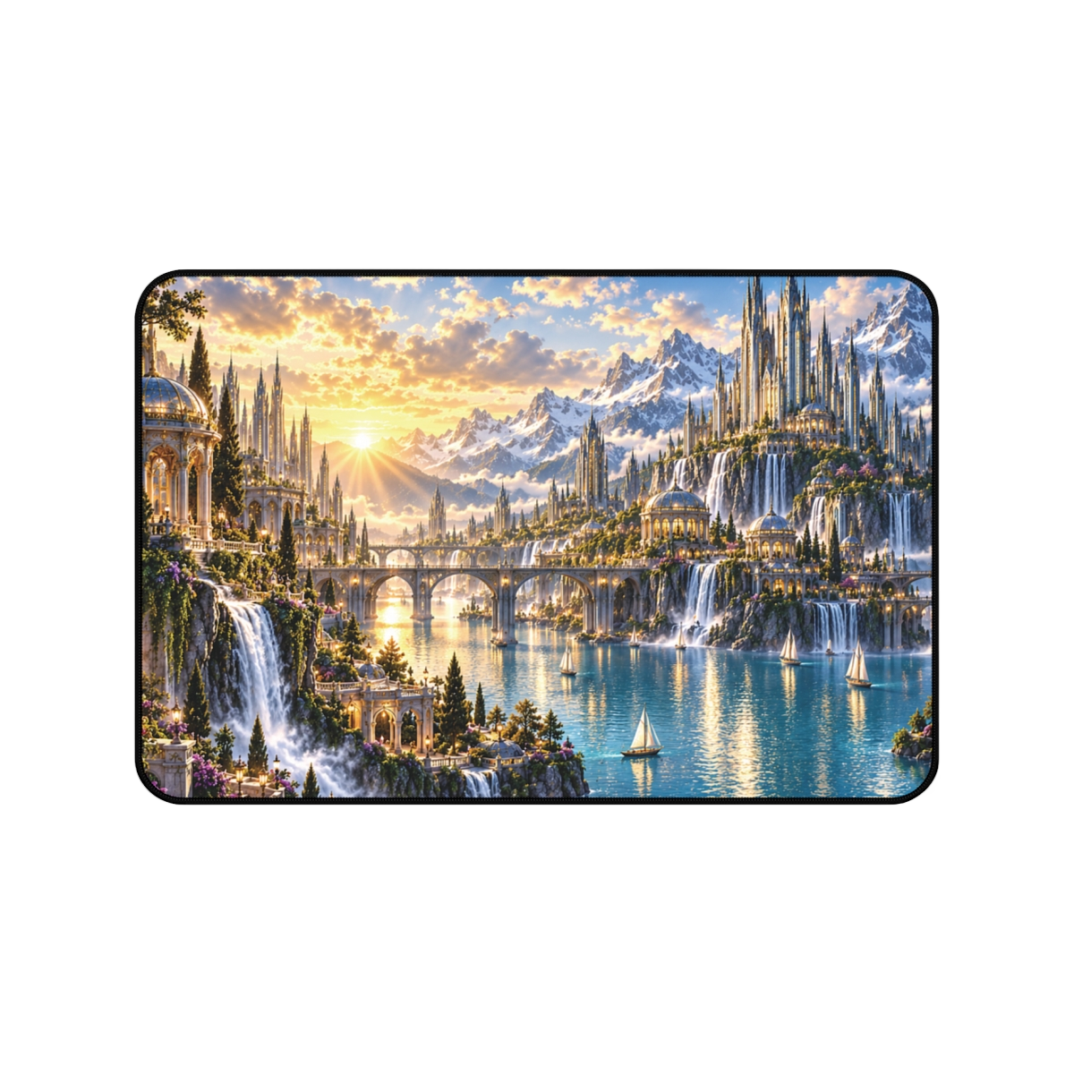 LUMIÈRE SUNRISE CITY DESK MAT