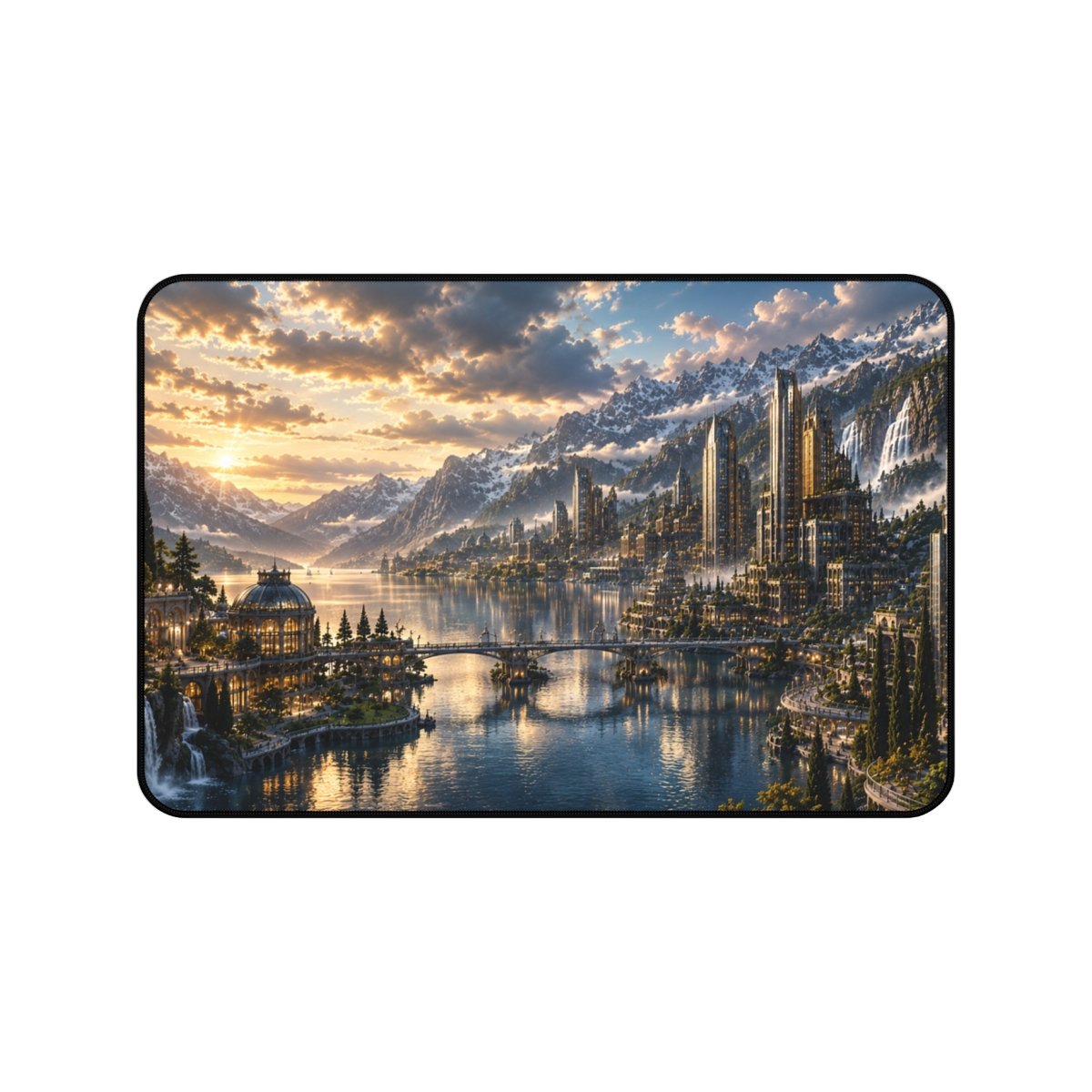 LUMIÈRE SUNSET CITY DESK MAT