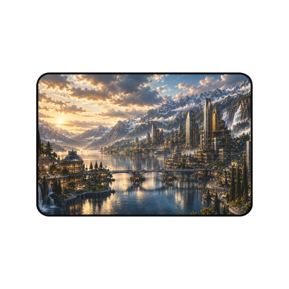 LUMIÈRE SUNSET CITY DESK MAT
