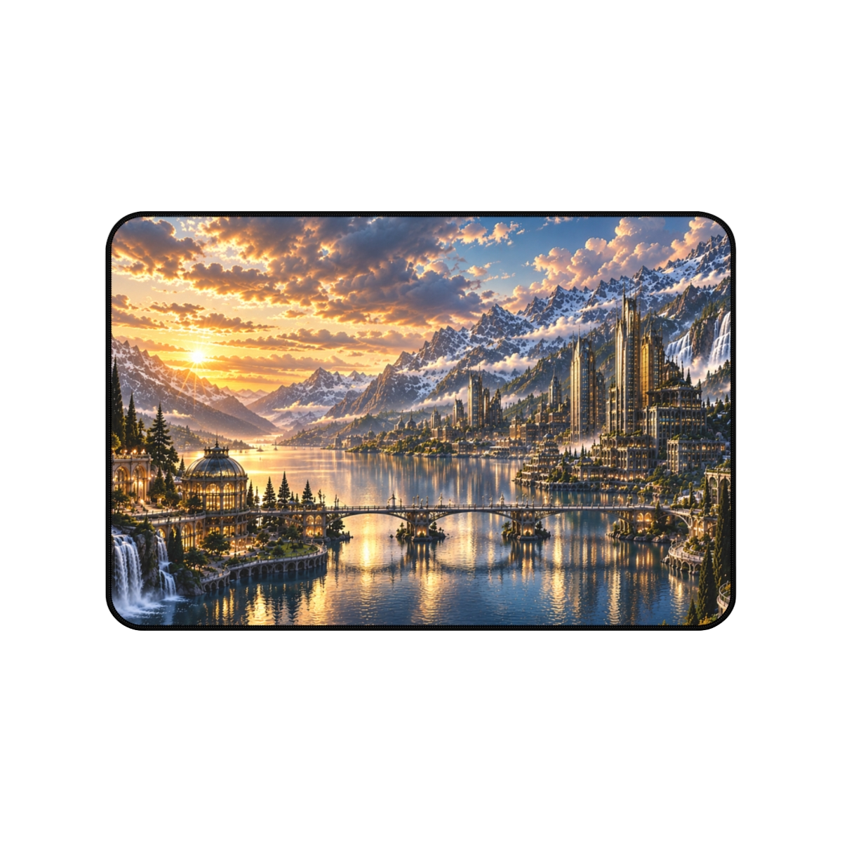 LUMIÈRE SUNSET CITY DESK MAT