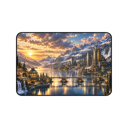 LUMIÈRE SUNSET CITY DESK MAT