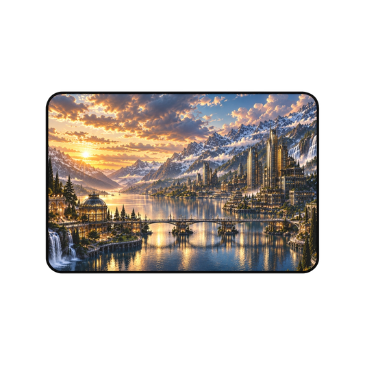 LUMIÈRE SUNSET CITY DESK MAT