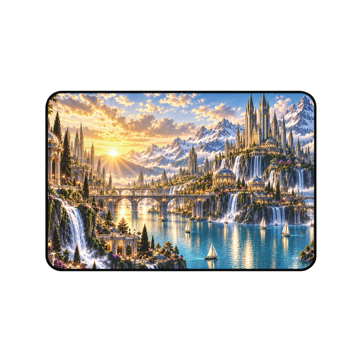 LUMIÈRE SUNRISE CITY DESK MAT