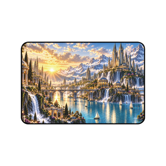 LUMIÈRE SUNRISE CITY DESK MAT