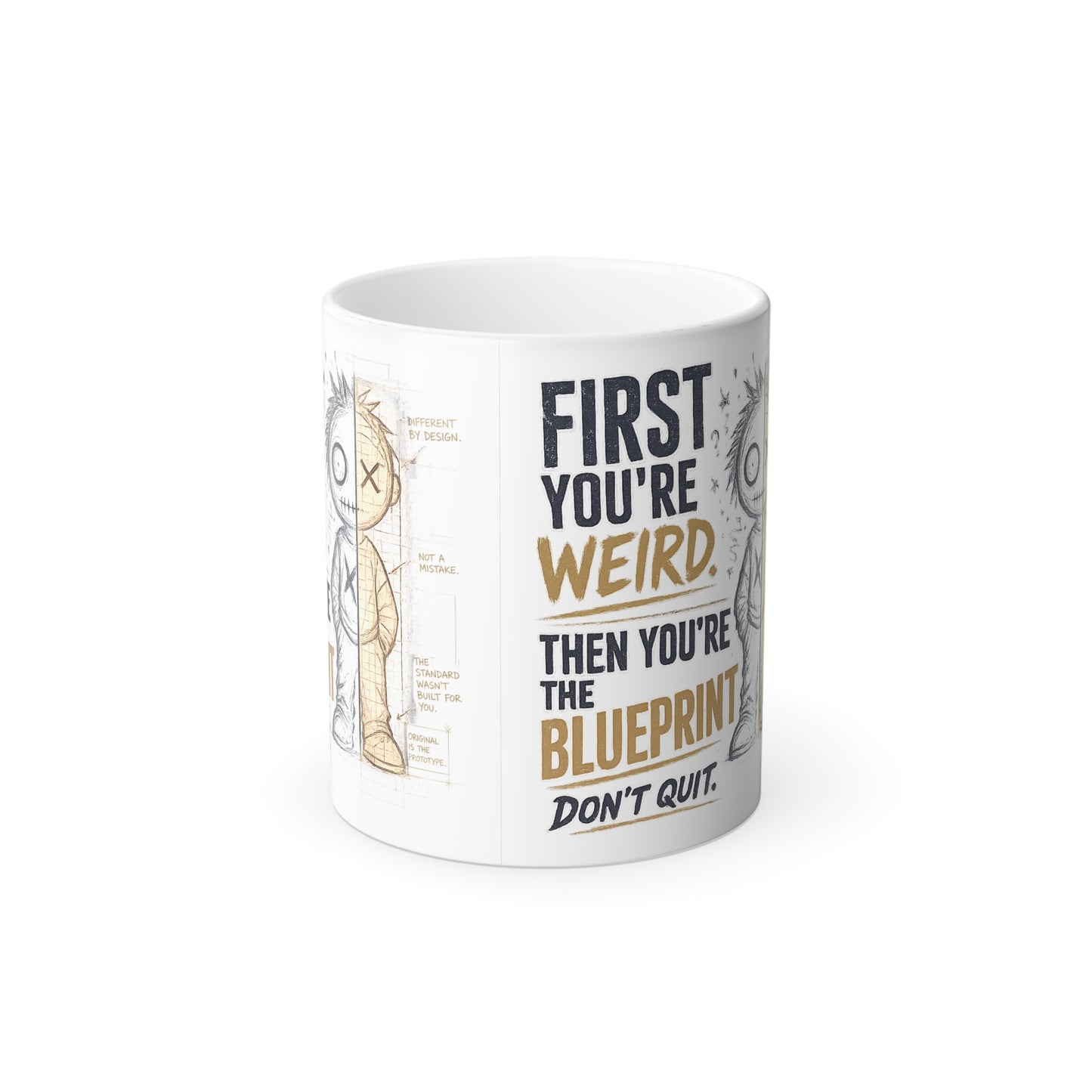 COLOR-CHANGING MUG: BLUEPRINT