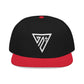 Embroidered Emblem Snapback Hat