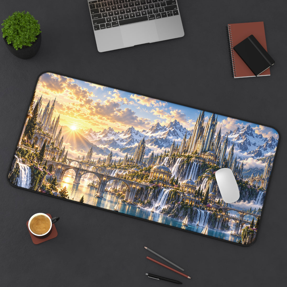 LUMIÈRE SUNRISE CITY DESK MAT