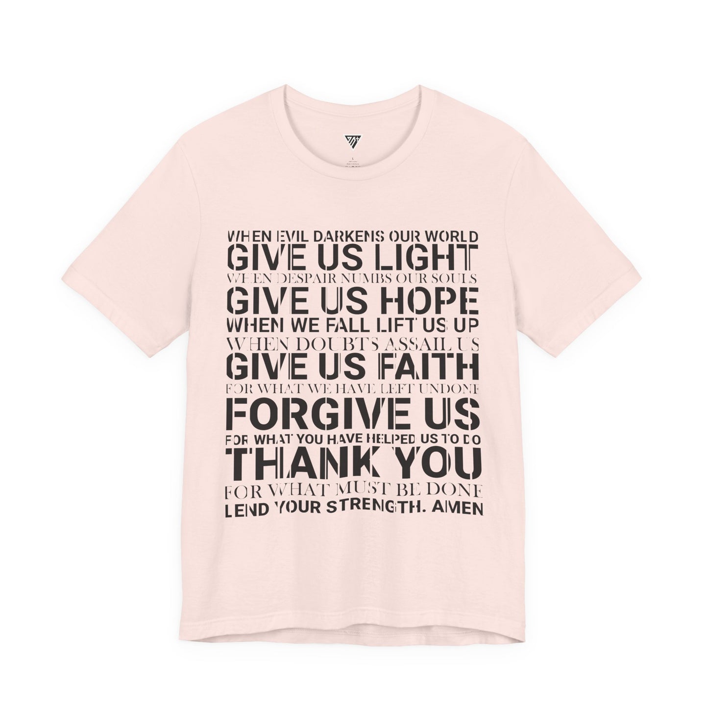 Genesis Prayer T-Shirt I Genesis Collection I Minimal Faith Shirt