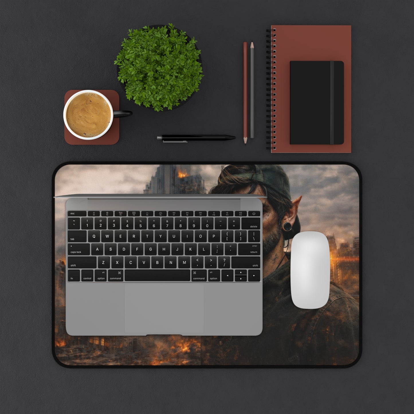 Fantasy Desk Mat I Genesis Collection I Dex Elf Warrior