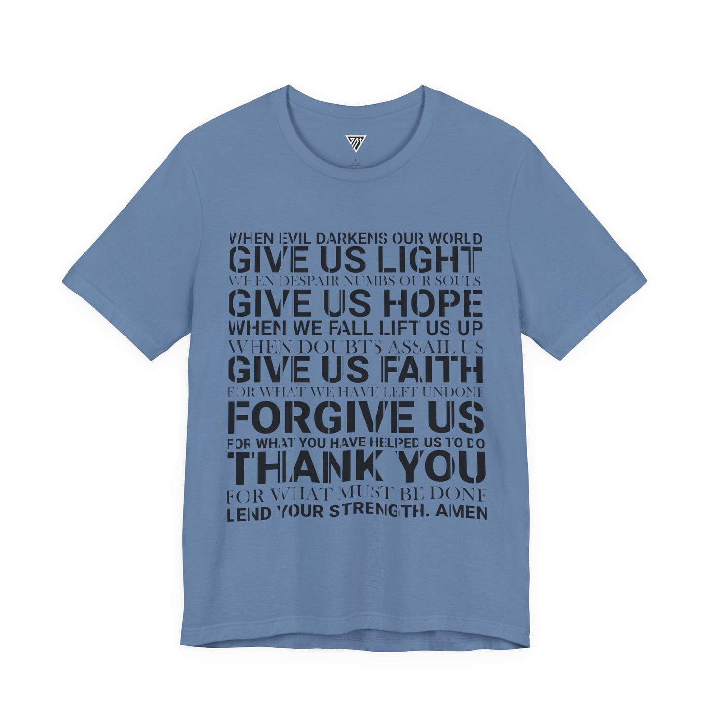 Genesis Prayer T-Shirt I Genesis Collection I Minimal Faith Shirt