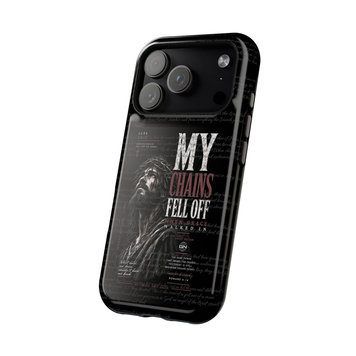 MAGNETIC TOUGH PHONE CASE, ACTS 12:7