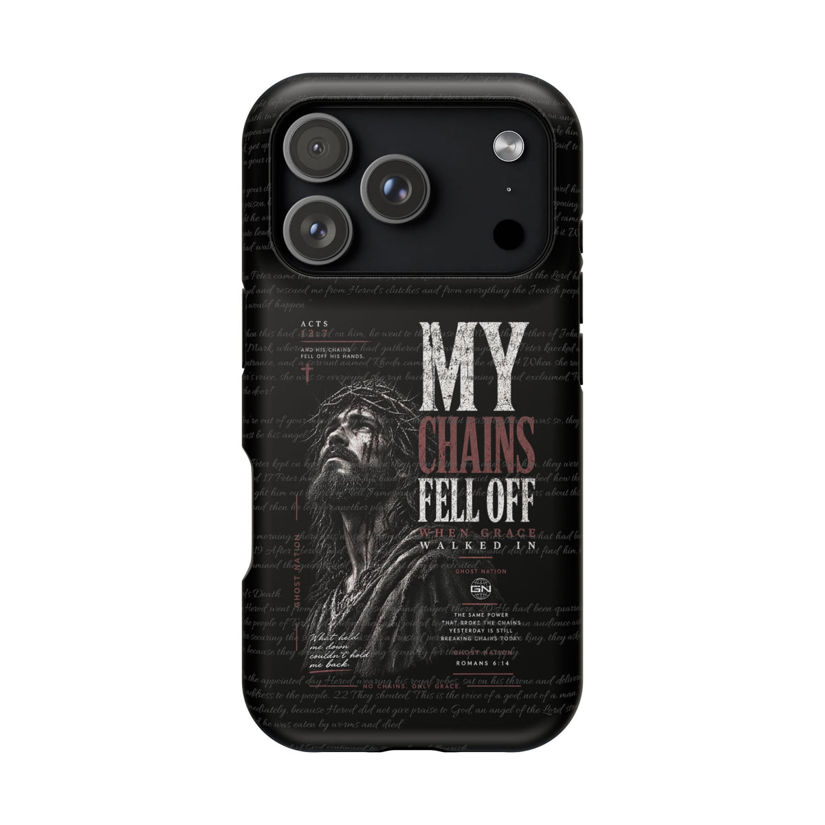 MAGNETIC TOUGH PHONE CASE, ACTS 12:7
