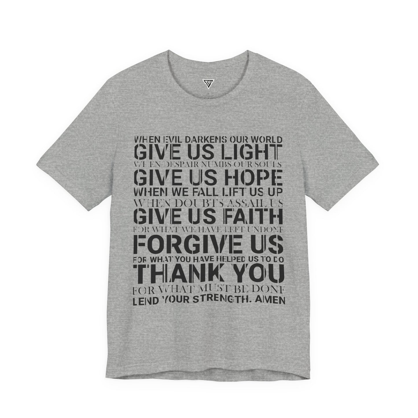 Genesis Prayer T-Shirt I Genesis Collection I Minimal Faith Shirt