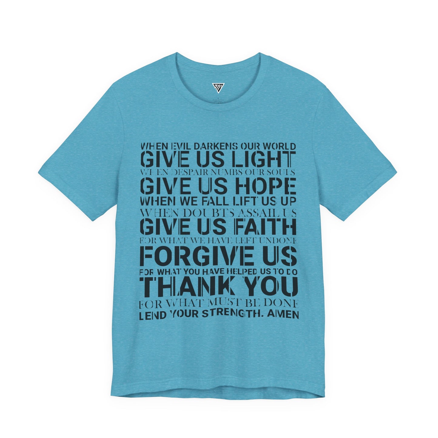 Genesis Prayer T-Shirt I Genesis Collection I Minimal Faith Shirt