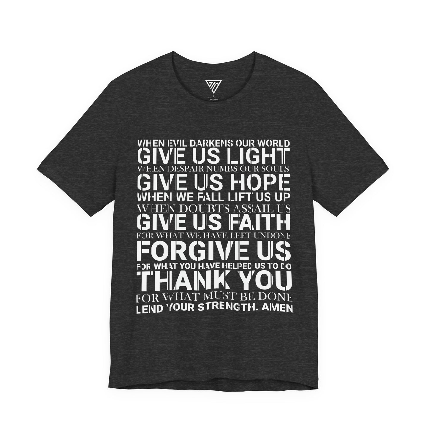 Genesis Prayer T-Shirt I Faith Text Tee I Genesis Collection