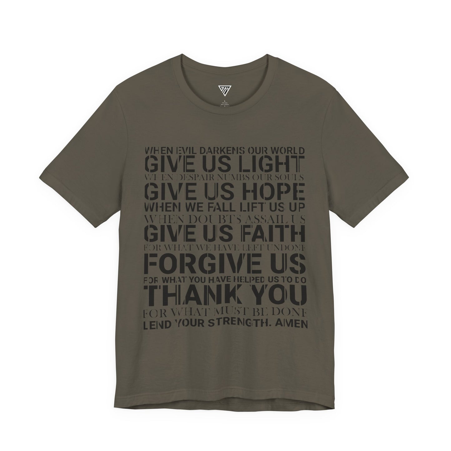 Genesis Prayer T-Shirt I Genesis Collection I Minimal Faith Shirt